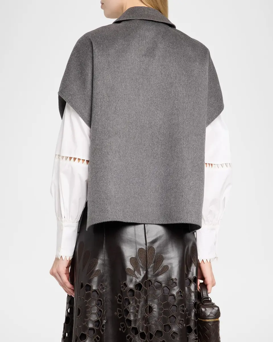 MAISON COMMON Cashmere Casual Short-Sleeve Jacket | Thumbnail 3 MAISON COMMON Cashmere Casual Short-Sleeve Jacket | Thumbnail 3