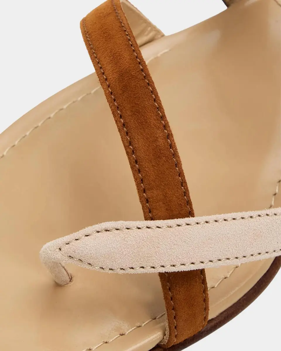 Manolo Blahnik Susa Suede Crisscross Flat Sandals | Thumbnail 3 Manolo Blahnik Susa Suede Crisscross Flat Sandals | Thumbnail 3