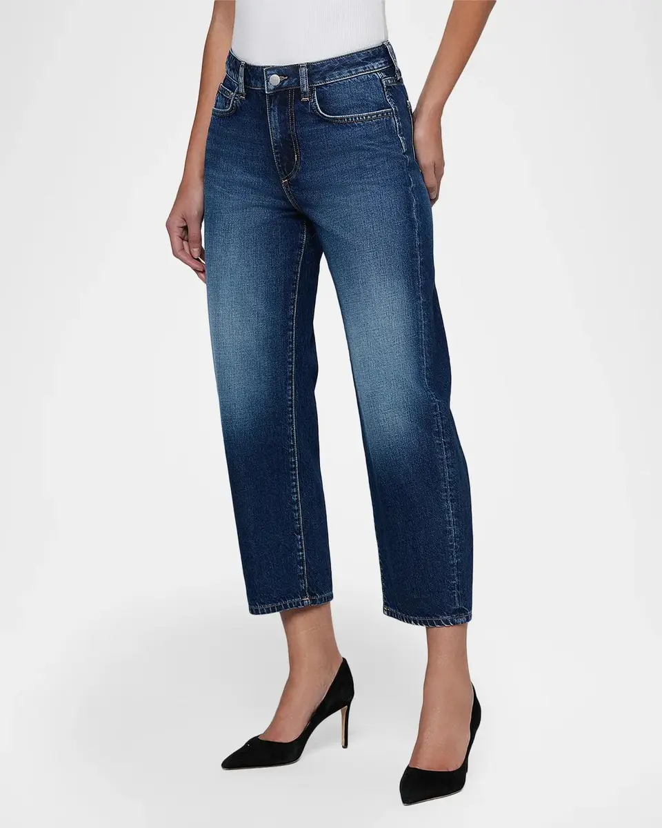 L'Agence Mallis Cropped Straight Jeans | Thumbnail 5 L'Agence Mallis Cropped Straight Jeans | Thumbnail 5