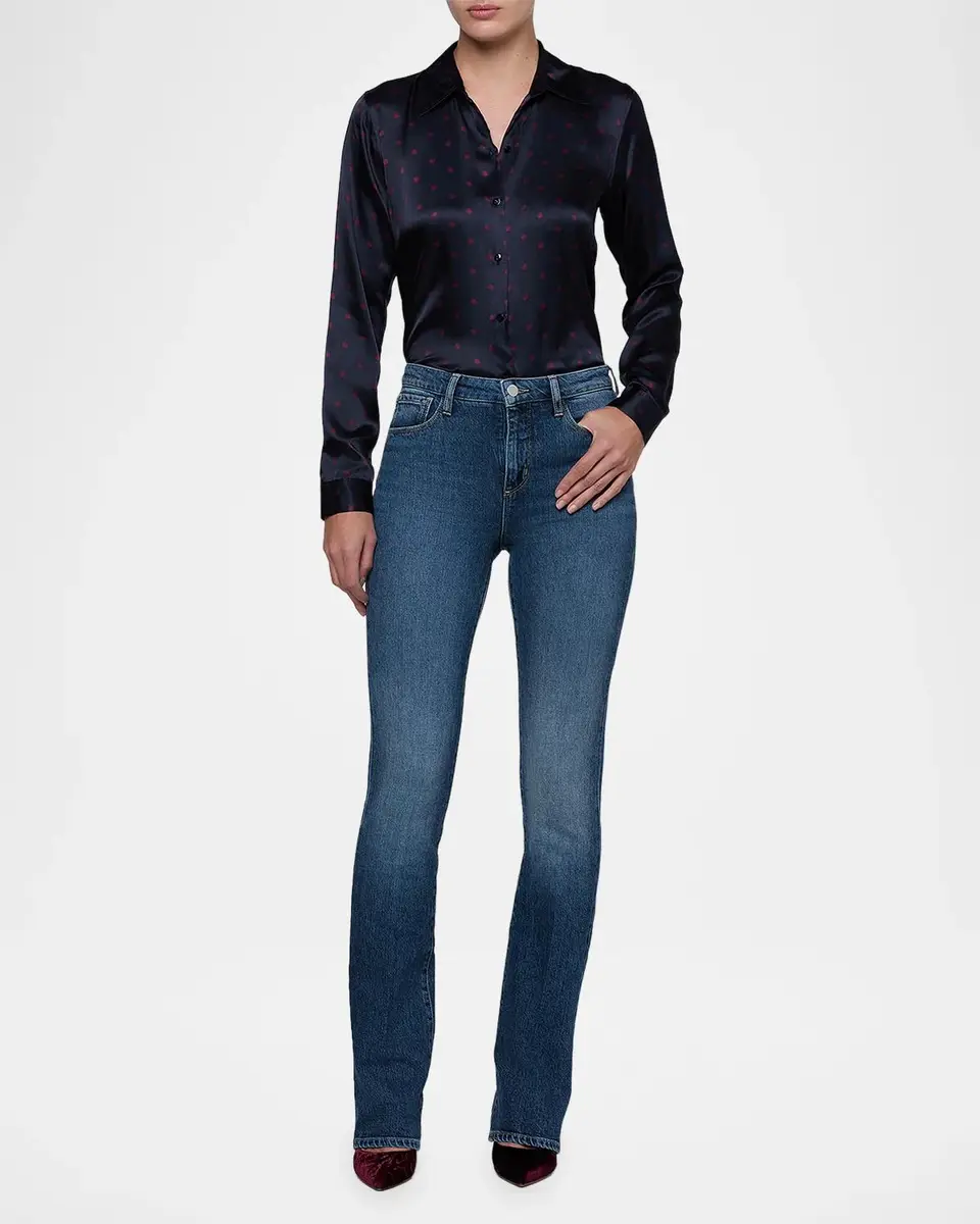 L'Agence Selma High-Rise Sleek Jeans | Thumbnail 2 L'Agence Selma High-Rise Sleek Jeans | Thumbnail 2