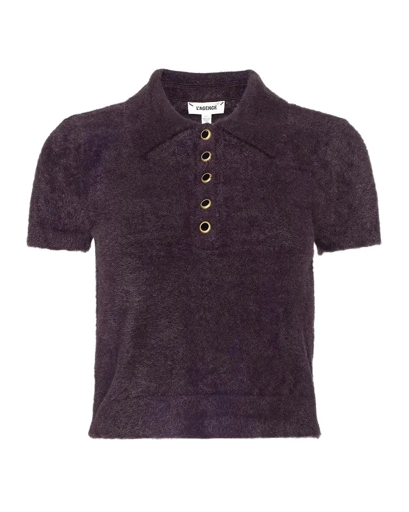 Cirrus Crop Polo Shirt Cirrus Crop Polo Shirt