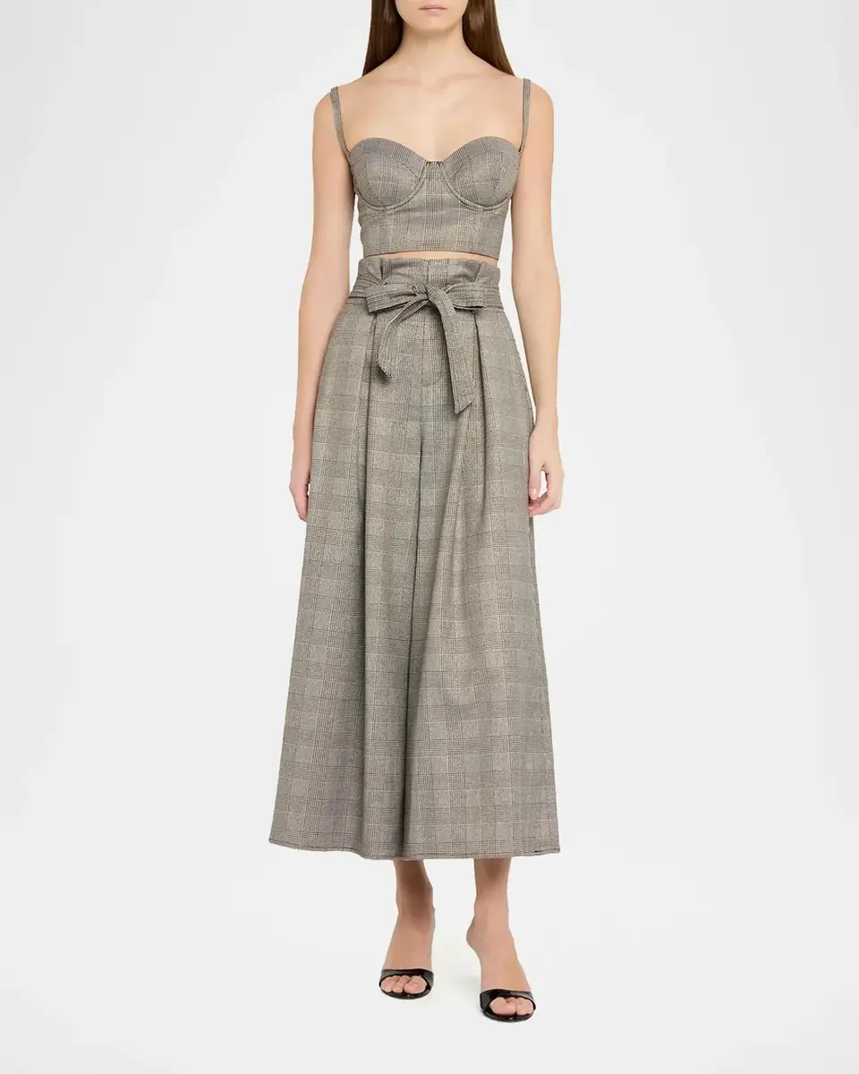 L'Agence Sonya Plaid Bustier Top | Thumbnail 2 L'Agence Sonya Plaid Bustier Top | Thumbnail 2