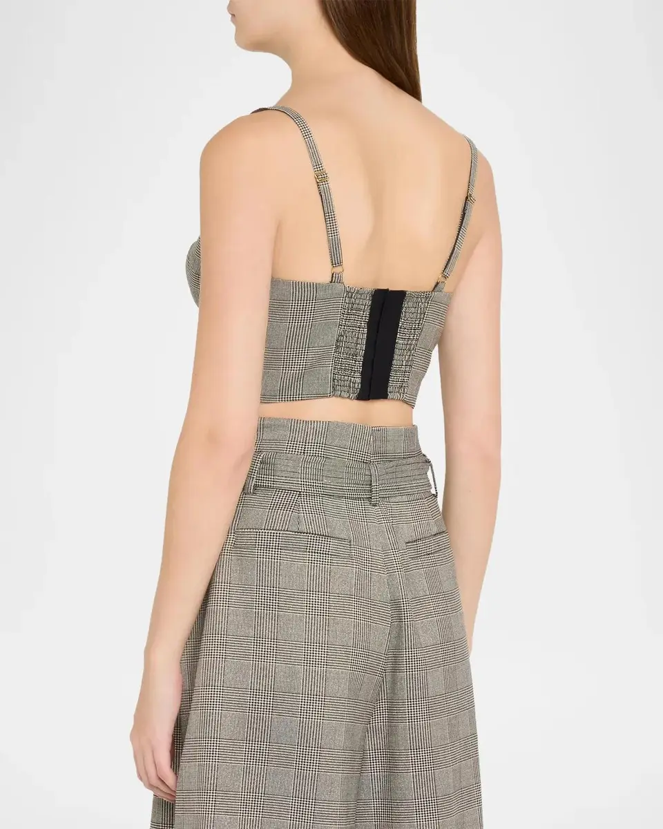 L'Agence Sonya Plaid Bustier Top | Thumbnail 3 L'Agence Sonya Plaid Bustier Top | Thumbnail 3