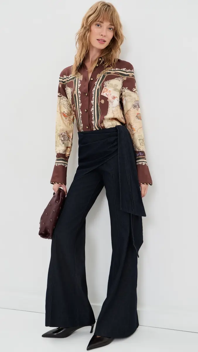 Zimmermann Valiant Silk Twill Shirt | Thumbnail 5