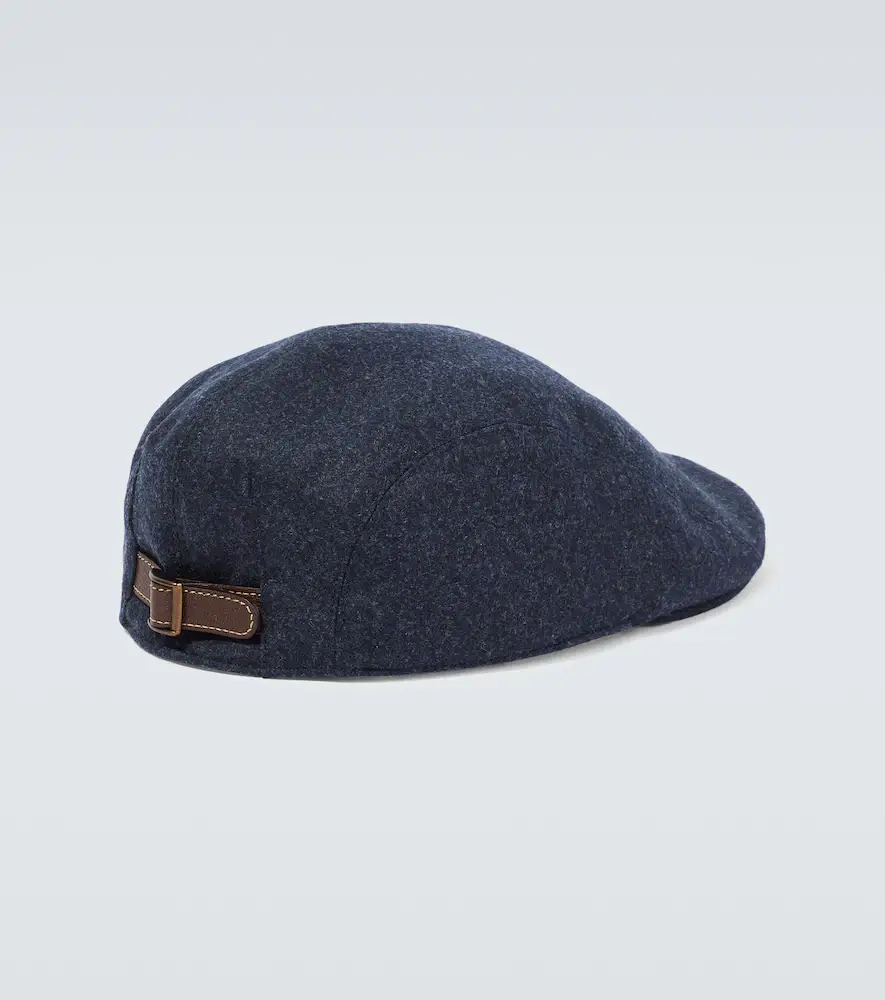 Brunello Cucinelli Logo wool cap | Thumbnail 2 Brunello Cucinelli Logo wool cap | Thumbnail 2