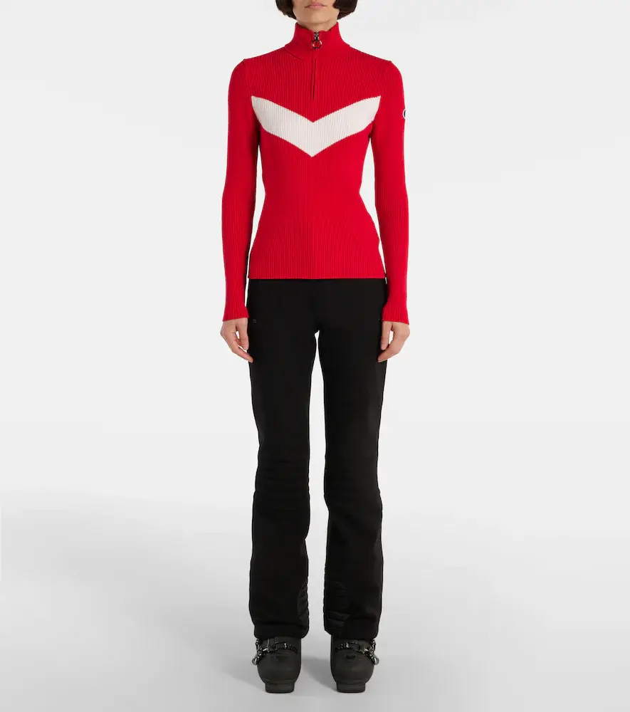 Fusalp Andromede ribbed-knit half-zip sweater | Thumbnail 4 Fusalp Andromede ribbed-knit half-zip sweater | Thumbnail 4