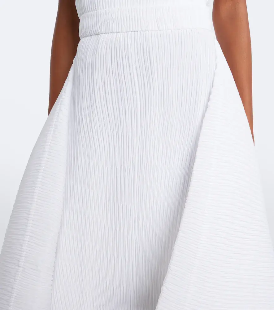 JW Anderson Pleated asymmetric midi skirt | Thumbnail 3 JW Anderson Pleated asymmetric midi skirt | Thumbnail 3