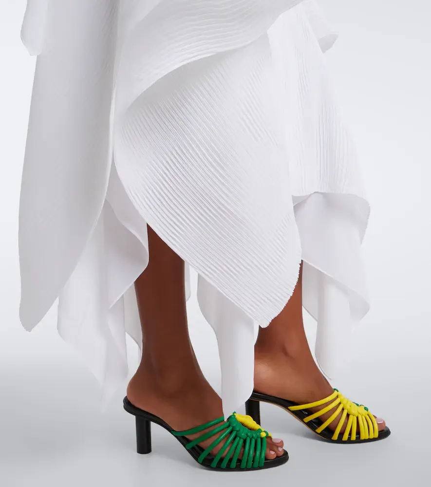 JW Anderson Pleated asymmetric midi skirt | Thumbnail 4 JW Anderson Pleated asymmetric midi skirt | Thumbnail 4