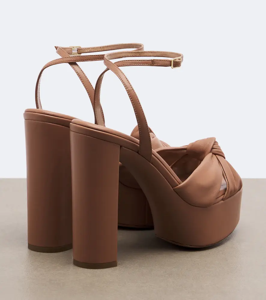 Aquazzura Cupid leather platform sandals | Thumbnail 2