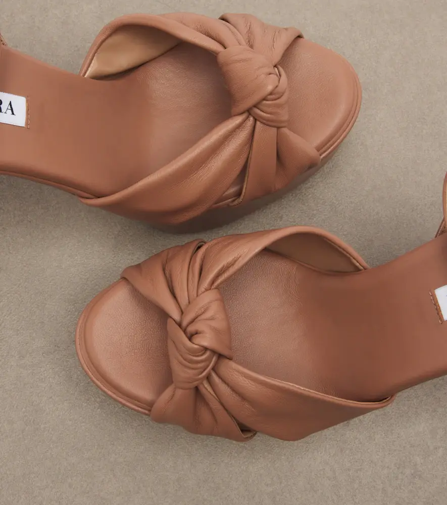 Aquazzura Cupid leather platform sandals | Thumbnail 3