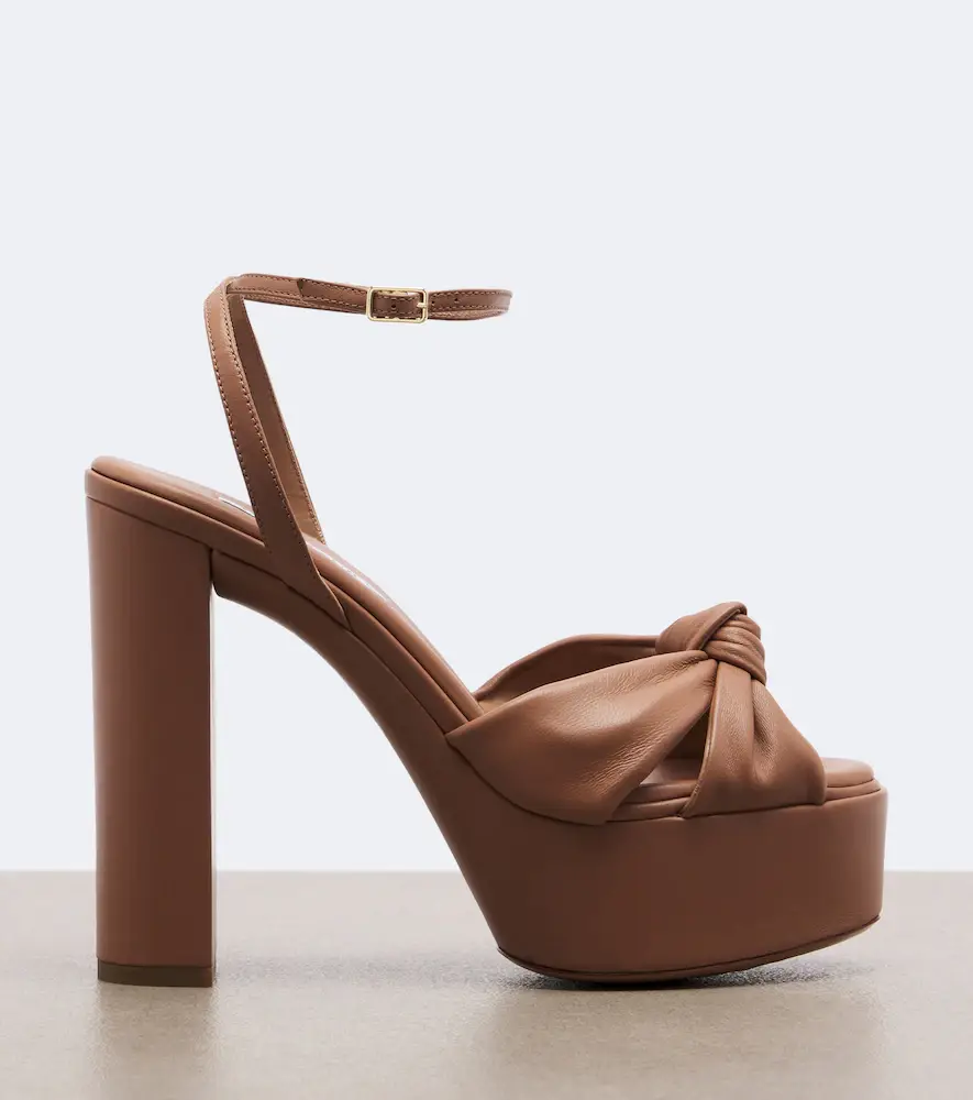 Aquazzura Cupid leather platform sandals | Thumbnail 4