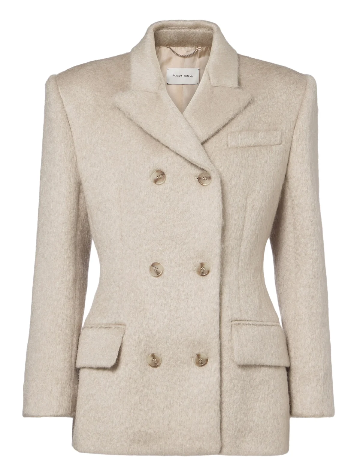 Double-breasted wool-blend blazer Double-breasted wool-blend blazer