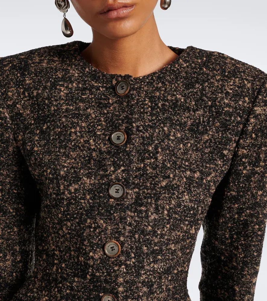 Magda Butrym Wool and cashmere-blend bouclé jacket | Thumbnail 3 Magda Butrym Wool and cashmere-blend bouclé jacket | Thumbnail 3