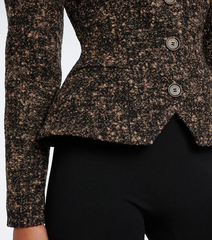 Magda Butrym Wool and cashmere-blend bouclé jacket | Thumbnail 5 Magda Butrym Wool and cashmere-blend bouclé jacket | Thumbnail 5
