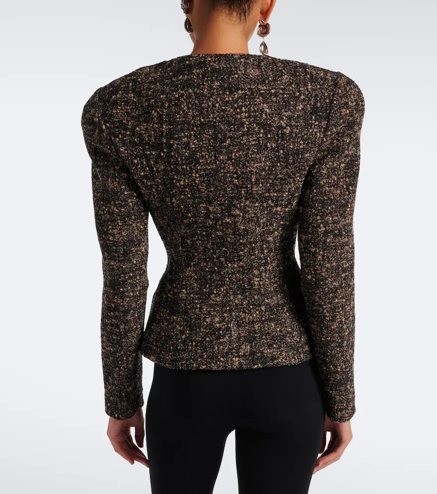 Magda Butrym Wool and cashmere-blend bouclé jacket | Thumbnail 6 Magda Butrym Wool and cashmere-blend bouclé jacket | Thumbnail 6