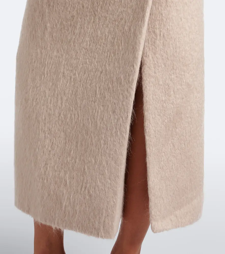 Magda Butrym Mohair and wool-blend midi skirt | Thumbnail 4 Magda Butrym Mohair and wool-blend midi skirt | Thumbnail 4