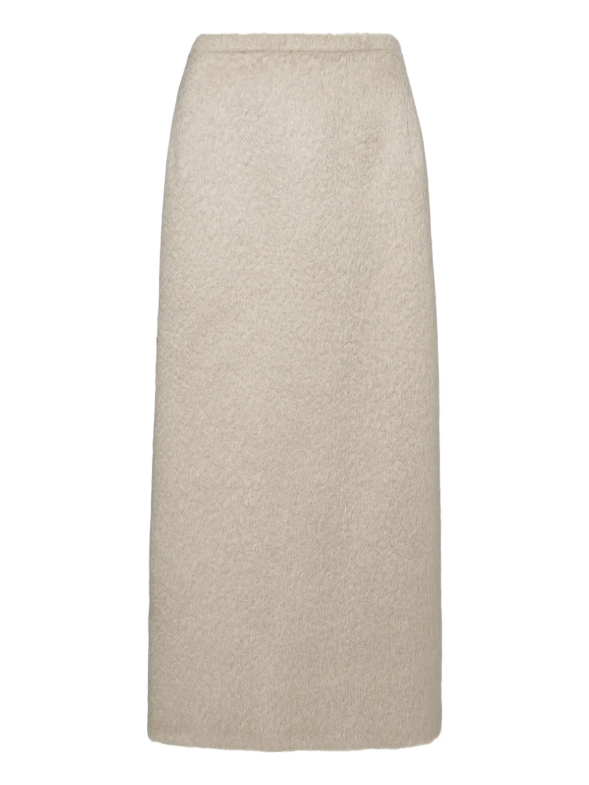 Mohair and wool-blend midi skirt