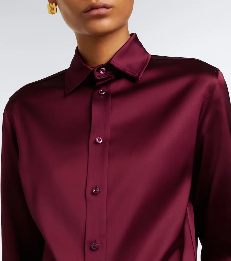 Ralph Lauren Collection Cameron II satin shirt | Thumbnail 2 Ralph Lauren Collection Cameron II satin shirt | Thumbnail 2