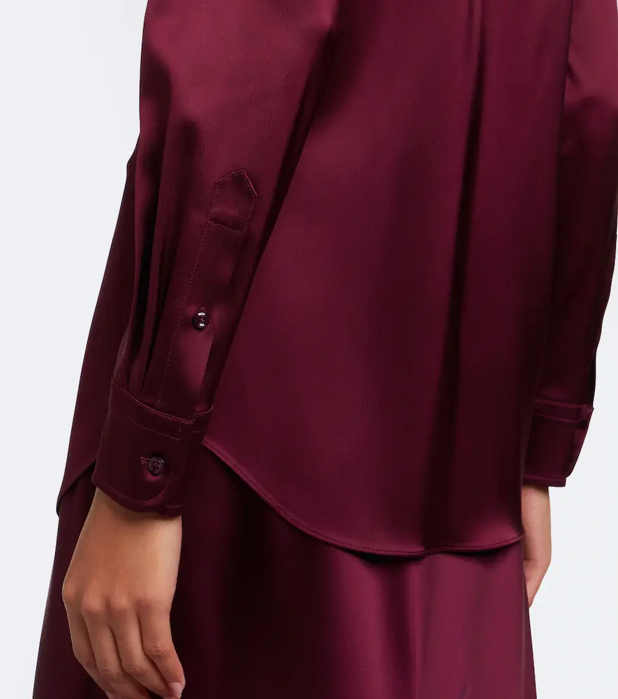 Ralph Lauren Collection Cameron II satin shirt | Thumbnail 3 Ralph Lauren Collection Cameron II satin shirt | Thumbnail 3
