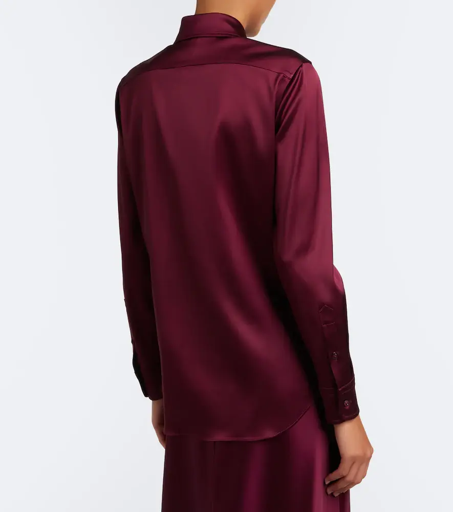 Ralph Lauren Collection Cameron II satin shirt | Thumbnail 6 Ralph Lauren Collection Cameron II satin shirt | Thumbnail 6