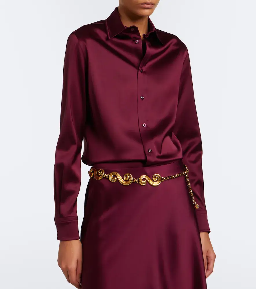 Ralph Lauren Collection Cameron II satin shirt | Thumbnail 7 Ralph Lauren Collection Cameron II satin shirt | Thumbnail 7