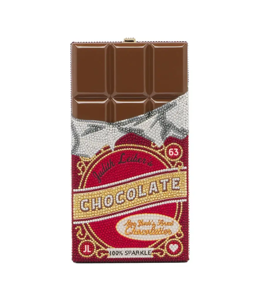 Candy Bar Milk Chocolate embellished clutch Candy Bar Milk Chocolate embellished clutch