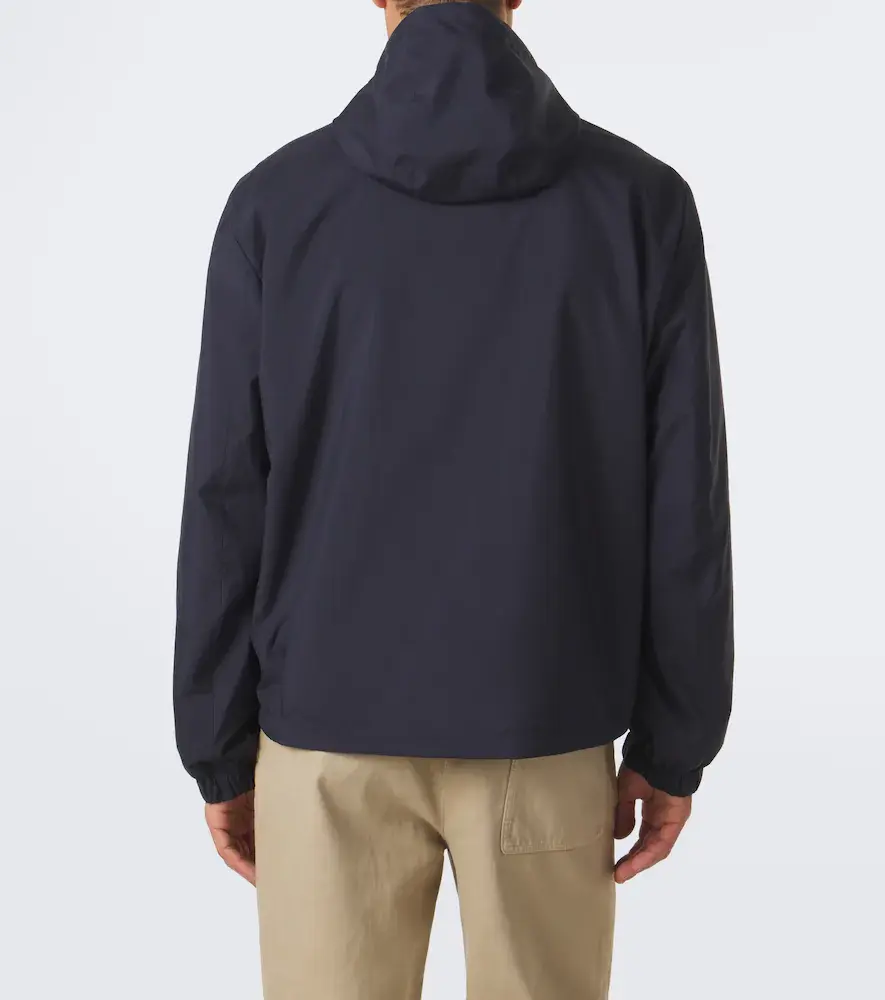 Tod's Leather-trimmed raincoat | Thumbnail 4 Tod's Leather-trimmed raincoat | Thumbnail 4