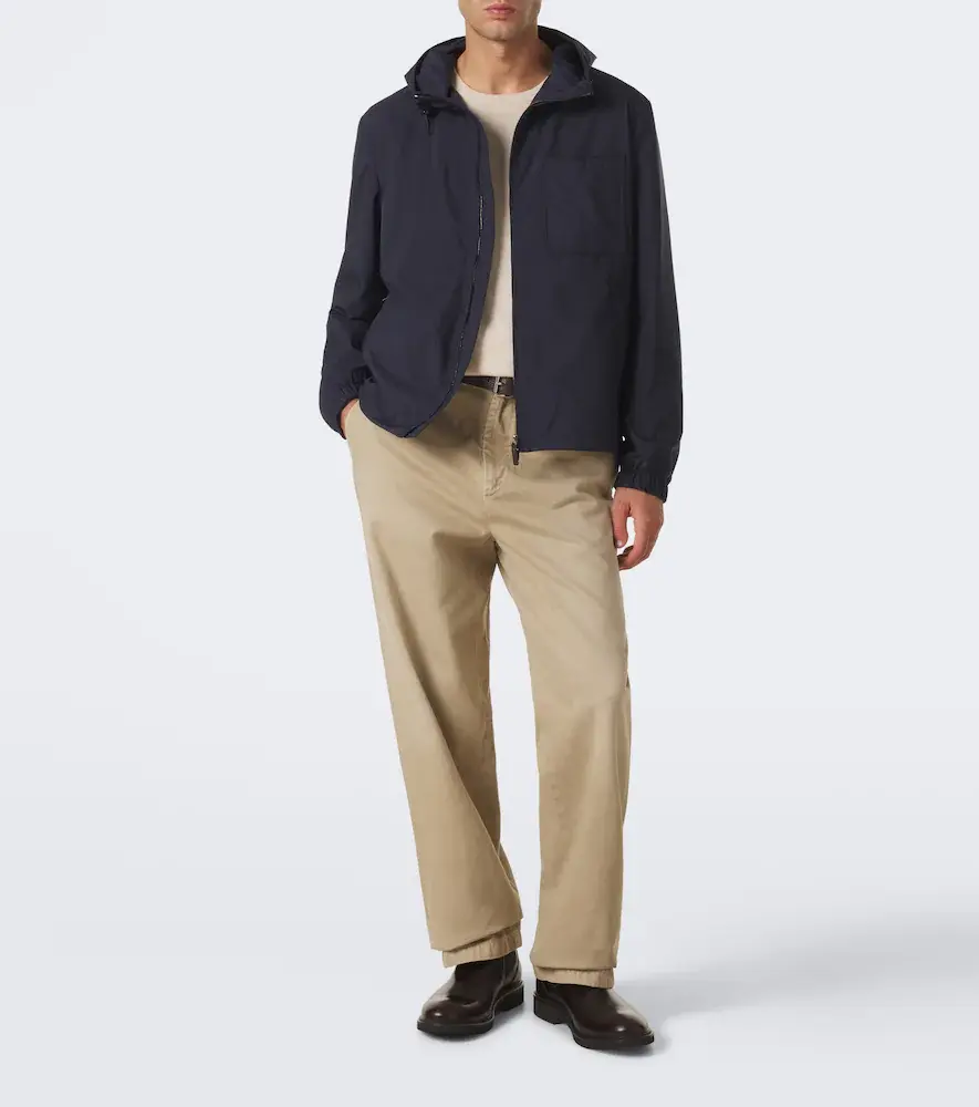 Tod's Leather-trimmed raincoat | Thumbnail 5 Tod's Leather-trimmed raincoat | Thumbnail 5