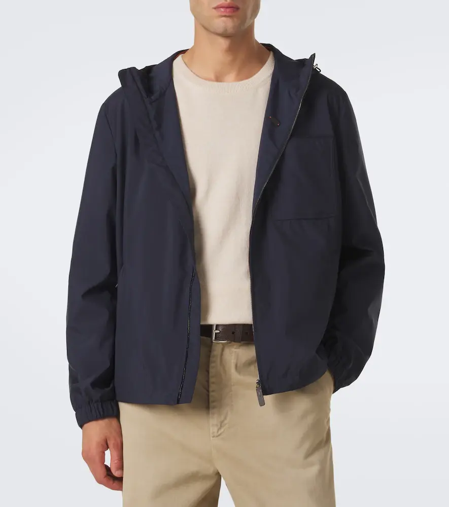 Tod's Leather-trimmed raincoat | Thumbnail 7 Tod's Leather-trimmed raincoat | Thumbnail 7