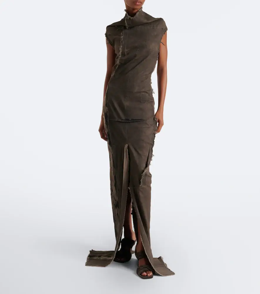 Rick Owens DRKSHDW Sl Etna denim maxi dress | Thumbnail 5 Rick Owens DRKSHDW Sl Etna denim maxi dress | Thumbnail 5