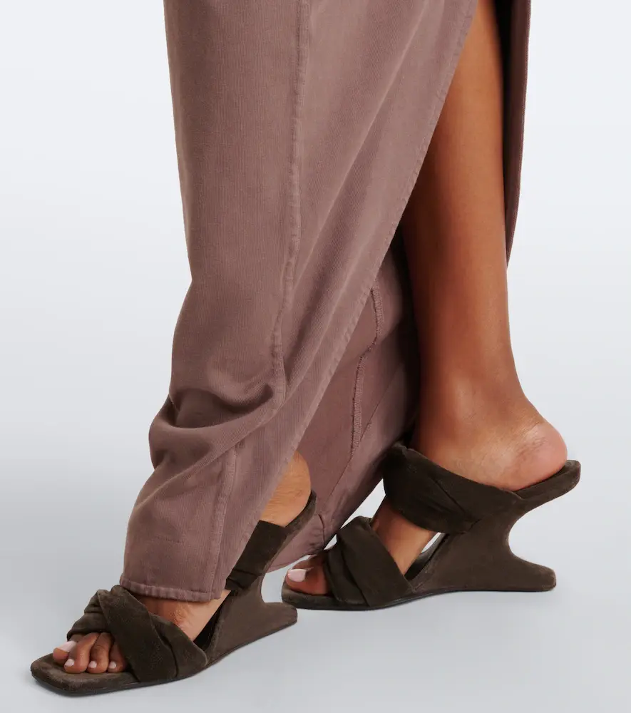 Rick Owens DRKSHDW Pull On Pillar cotton maxi skirt | Thumbnail 6 Rick Owens DRKSHDW Pull On Pillar cotton maxi skirt | Thumbnail 6