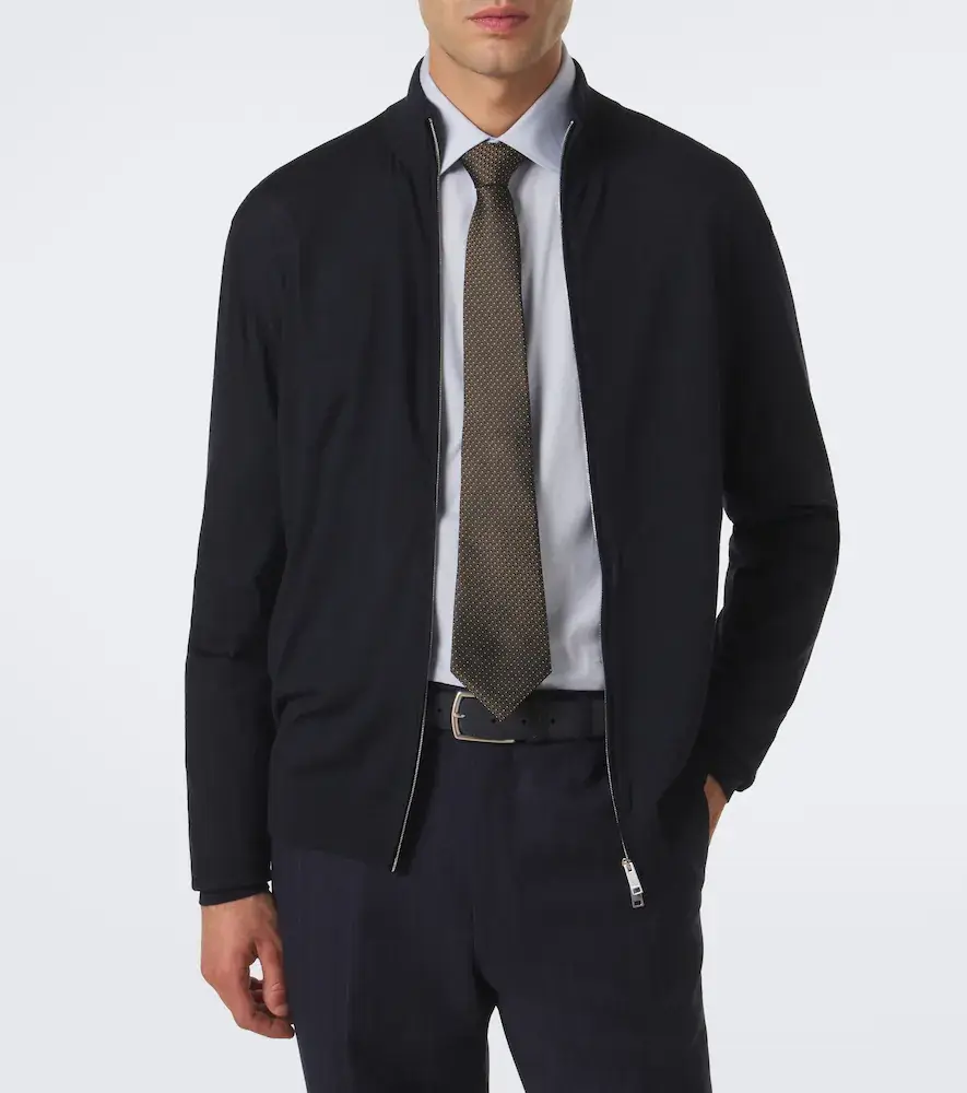 Zegna Wool zip-up cardigan | Thumbnail 3 Zegna Wool zip-up cardigan | Thumbnail 3