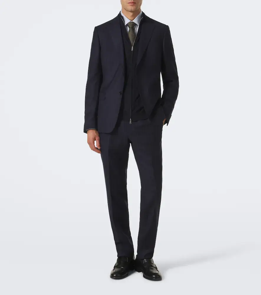 Zegna Wool zip-up cardigan | Thumbnail 5 Zegna Wool zip-up cardigan | Thumbnail 5