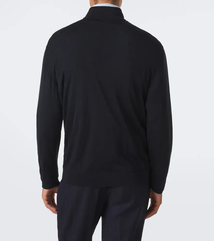 Zegna Wool zip-up cardigan | Thumbnail 7 Zegna Wool zip-up cardigan | Thumbnail 7
