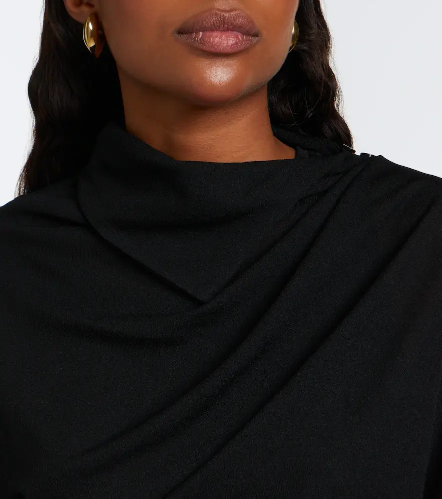 Proenza Schouler Golda draped jersey top | Thumbnail 6 Proenza Schouler Golda draped jersey top | Thumbnail 6