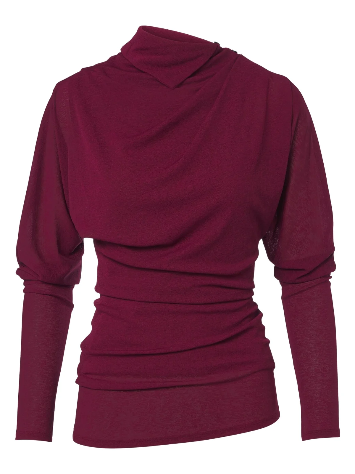 Proenza Schouler Golda draped jersey top