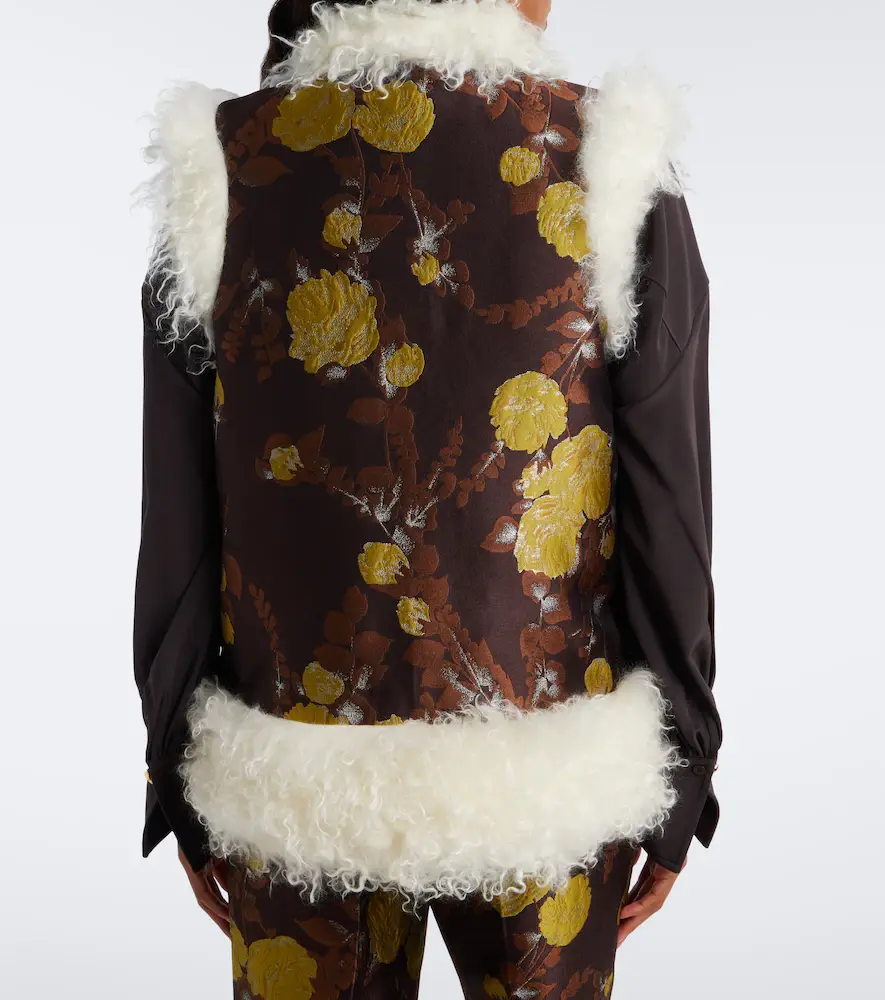 La DoubleJ Floral jacquard mohair vest | Thumbnail 5 La DoubleJ Floral jacquard mohair vest | Thumbnail 5