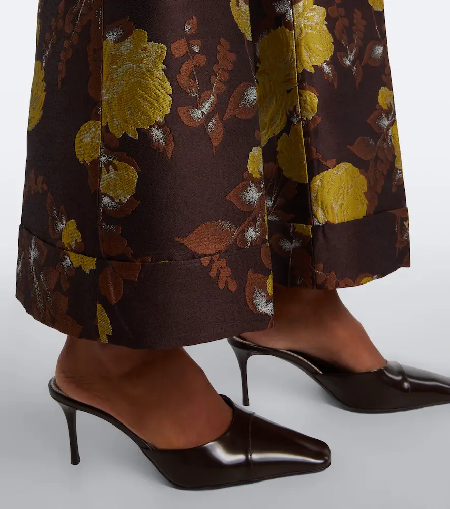 La DoubleJ Hendrix floral jacquard straight pants | Thumbnail 5 La DoubleJ Hendrix floral jacquard straight pants | Thumbnail 5