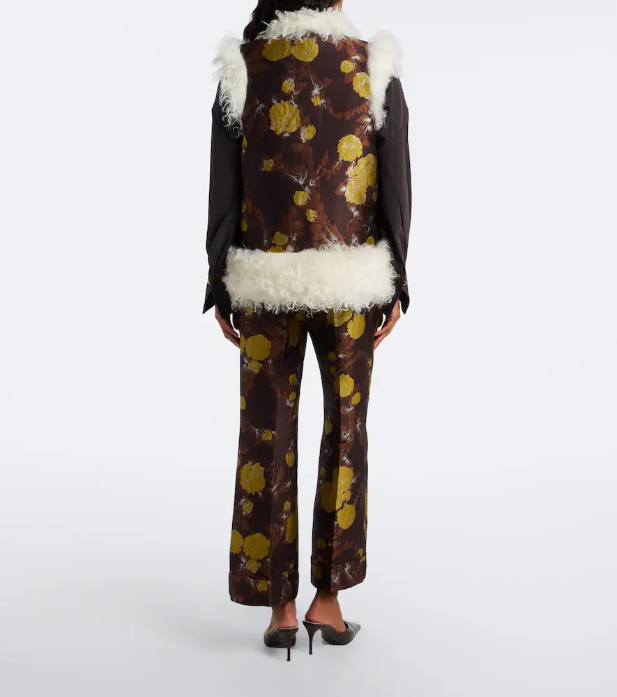 La DoubleJ Hendrix floral jacquard straight pants | Thumbnail 6 La DoubleJ Hendrix floral jacquard straight pants | Thumbnail 6