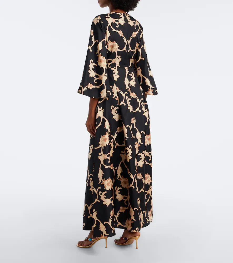La DoubleJ Belle printed silk twill kaftan | Thumbnail 5 La DoubleJ Belle printed silk twill kaftan | Thumbnail 5