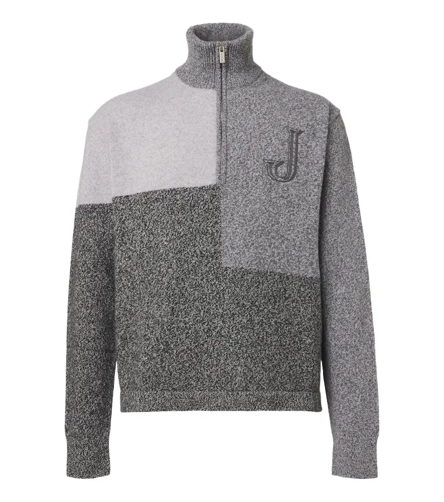 Jacquemus Orlando wool and cashmere half-zip sweater