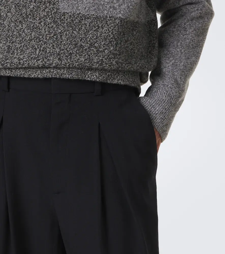 Jacquemus Losange pleated virgin wool wide-leg pants | Thumbnail 3 Jacquemus Losange pleated virgin wool wide-leg pants | Thumbnail 3