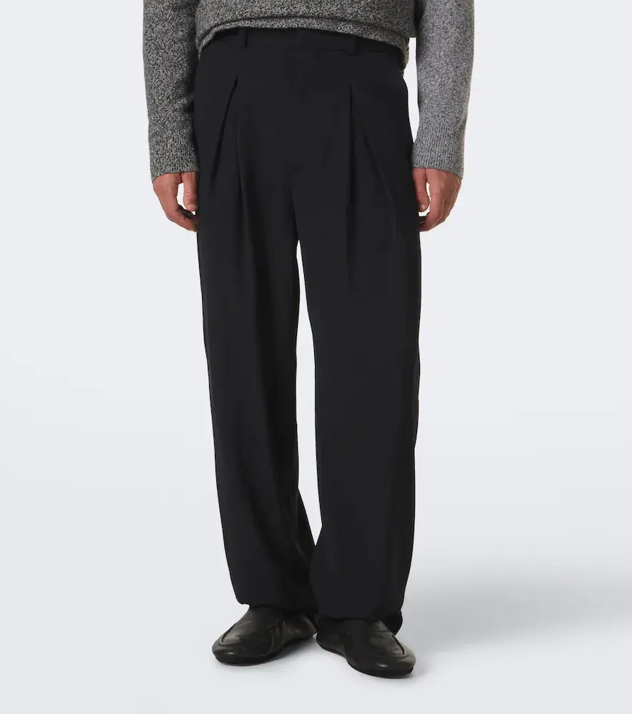 Jacquemus Losange pleated virgin wool wide-leg pants | Thumbnail 4 Jacquemus Losange pleated virgin wool wide-leg pants | Thumbnail 4