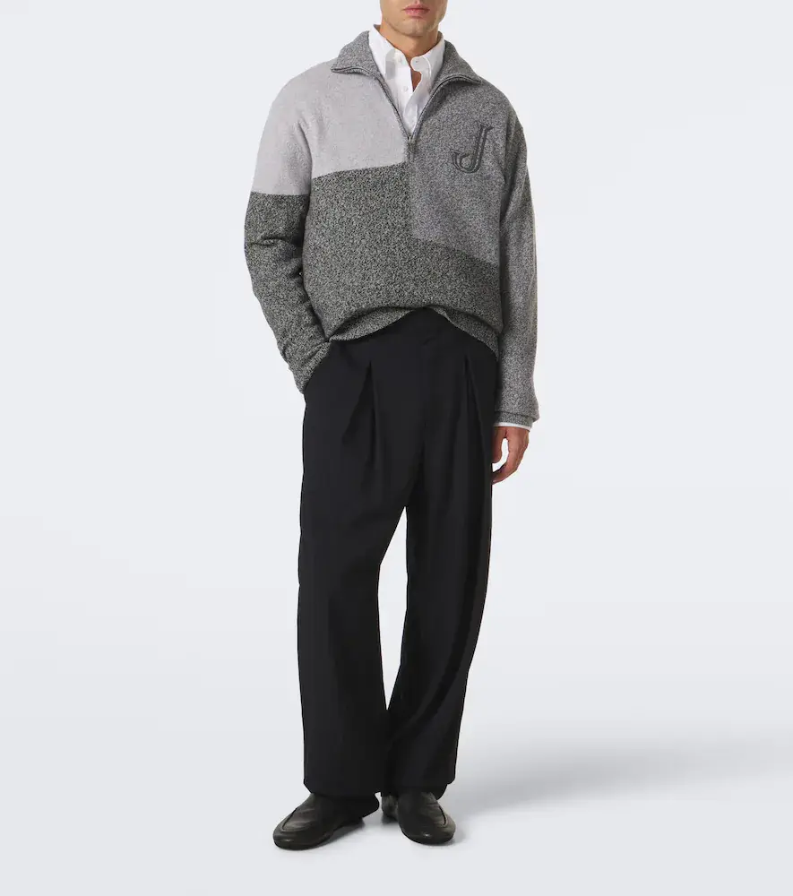 Jacquemus Losange pleated virgin wool wide-leg pants | Thumbnail 5 Jacquemus Losange pleated virgin wool wide-leg pants | Thumbnail 5