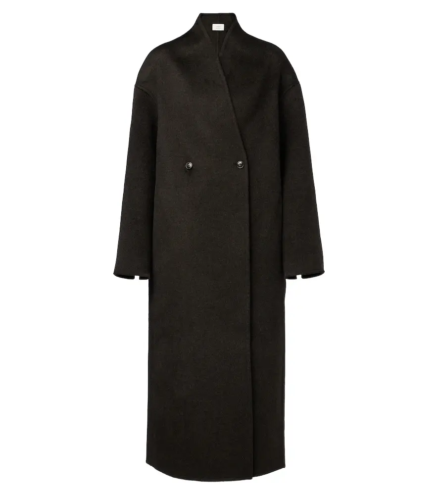 Aris double-breasted wool and cashmere coat Aris double-breasted wool and cashmere coat