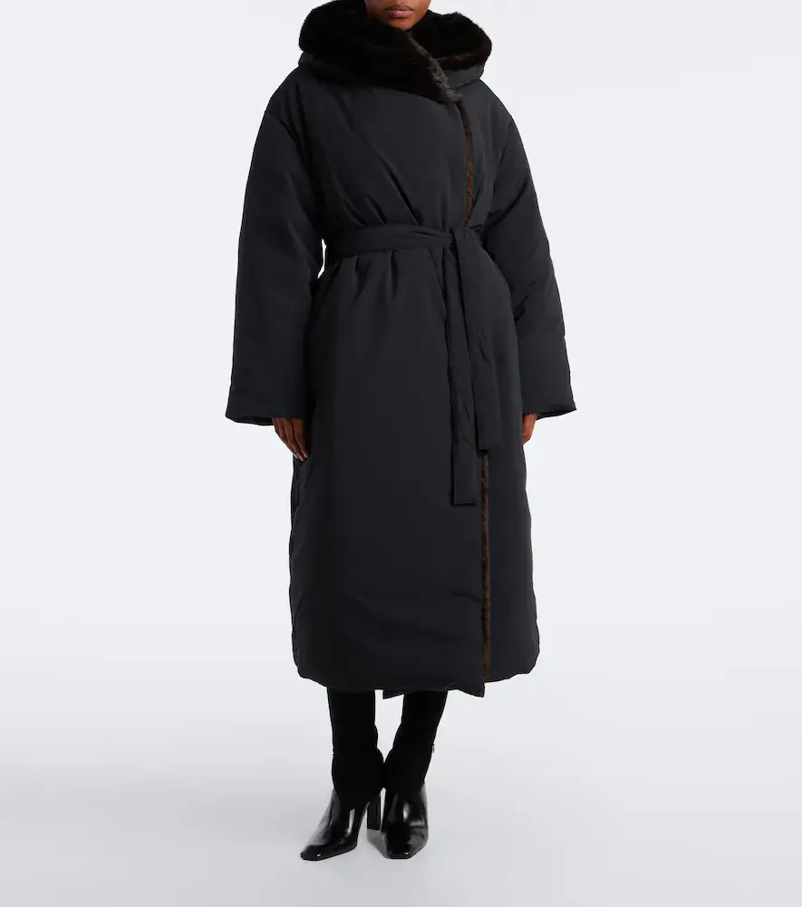 Loulou de Saison Darcy belted down coat | Thumbnail 4 Loulou de Saison Darcy belted down coat | Thumbnail 4