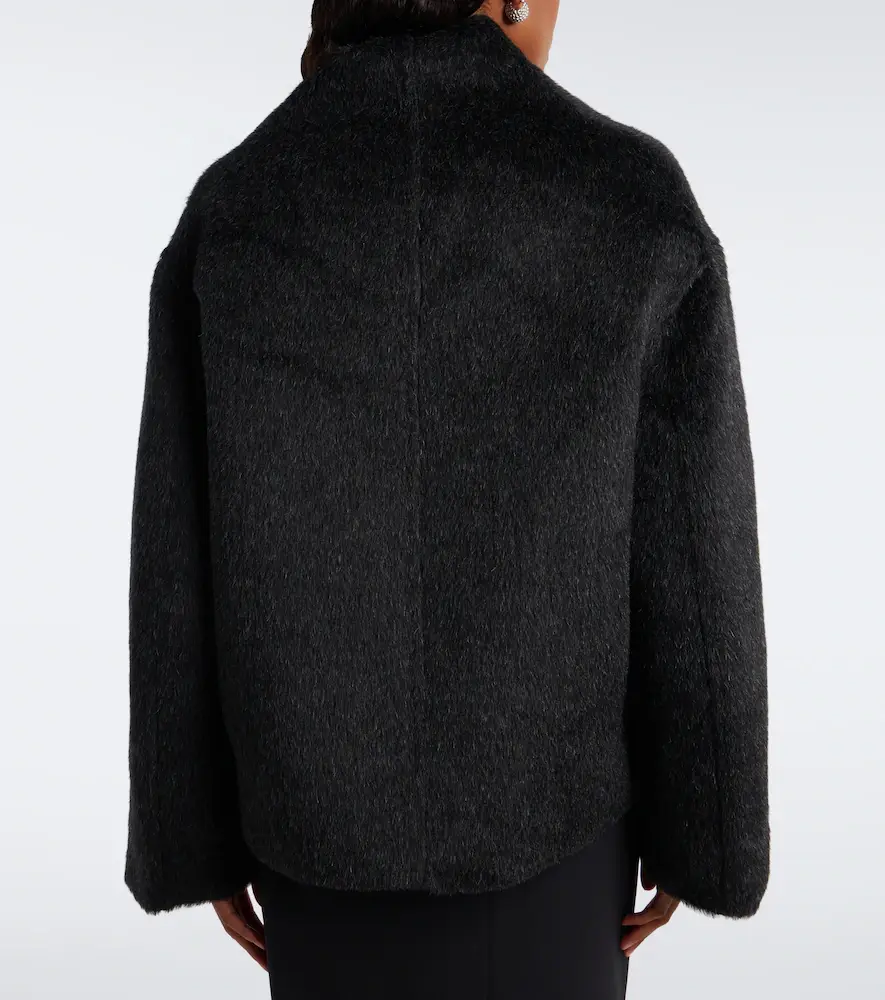 Loulou de Saison Wes double-breasted alpaca and wool jacket | Thumbnail 3 Loulou de Saison Wes double-breasted alpaca and wool jacket | Thumbnail 3