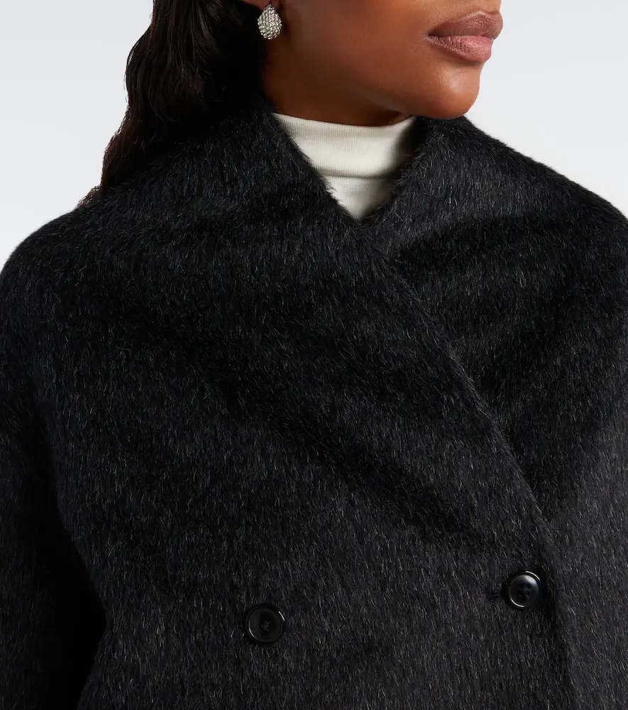 Loulou de Saison Wes double-breasted alpaca and wool jacket | Thumbnail 4 Loulou de Saison Wes double-breasted alpaca and wool jacket | Thumbnail 4