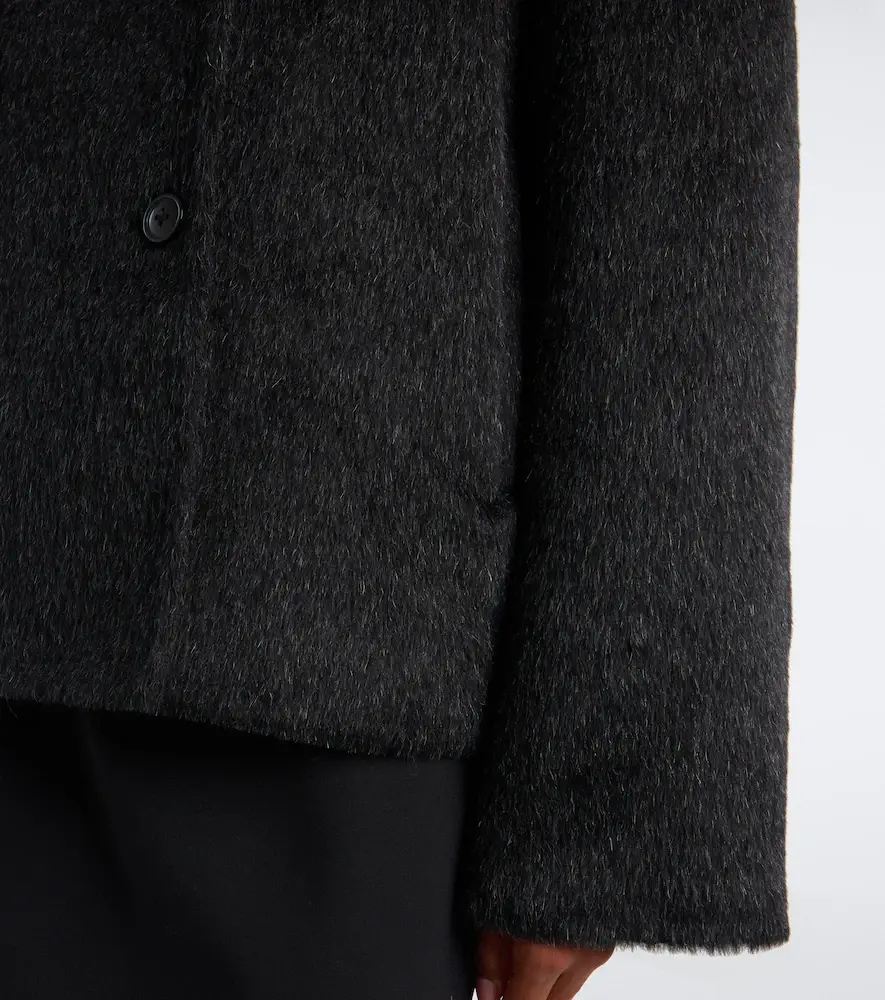 Loulou de Saison Wes double-breasted alpaca and wool jacket | Thumbnail 6 Loulou de Saison Wes double-breasted alpaca and wool jacket | Thumbnail 6