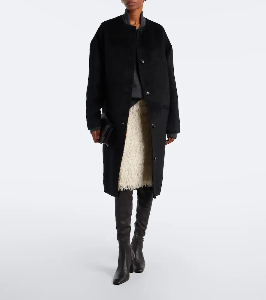 Loulou de Saison Orson alpaca and wool coat | Thumbnail 3 Loulou de Saison Orson alpaca and wool coat | Thumbnail 3